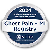 GTR Chest Pain MI Registry badge